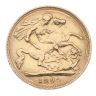1902 Edward VII UK Large Head Half Sovereign Coin