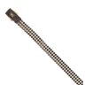 14ct Yellow Gold Monaco Black Cubic Zirconia Pave Bracelet 8"