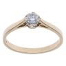9ct Yellow Gold 0.25ct Brilliant Cut Diamond Solitaire Ring