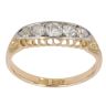 18ct Yellow Gold 0.45ct Old Cut Diamond Five Stone Ring