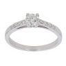 18ct White Gold 0.50ct Brilliant Cut Diamond Solitaire Ring