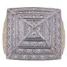 9ct Yellow Gold Cubic Zirconia Pyramid Ring