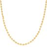 22ct Yellow Gold Embossed Knitted Bead Chain 24"