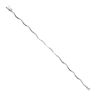 9ct White Gold Cubic Zirconia Bracelet 7"