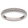 9ct White Gold 0.20ct Diamond Half Eternity Ring