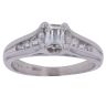 18ct White Gold 1.01ct Millennium and Brilliant Cut Solitaire Ring