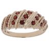 9ct Yellow Gold Garnet Fancy Ring
