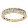 18ct Yellow Gold 0.45ct Brilliant Cut Diamond Half Eternity Ring