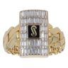 14ct Yellow Gold Monaco Classic Cubic Zirconia Cluster Ring