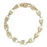 9ct Yellow Gold Tulip Bracelet 8.5"