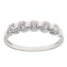 Silver Cubic Zirconia Five Stone Ring By Icesia