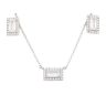 Sterling Silver Cubic Zirconia Pendant and Earring Set