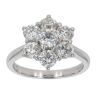 18ct White Gold Diamond Cluster Ring