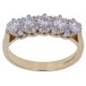 18ct Yellow Gold 0.75ct Brilliant Cut Diamond Five Stone Ring