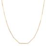 9ct Yellow Gold Fancy Bar Link Chain 28"