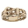 9ct Yellow Gold Patterned Buckle Ring