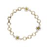 Children's 14ct Yellow Gold Daisy Bracelet 5.5"