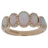 9ct Yellow Gold Opal Five Stone Ring