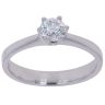 18ct White Gold 0.50ct Brilliant Cut Diamond Solitaire Ring