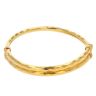 22ct Yellow Gold Patterned Children's Bangle