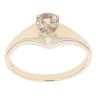 9ct Yellow Gold Yellow Gemstone Single Stone Ring