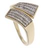 9ct Yellow Gold 0.60ct Baguette Cut Diamond Fancy Ring