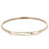 9ct Yellow Gold Rennie Mac Hinged Bangle
