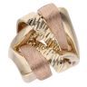14ct Yellow And Rose Gold Woven Ring