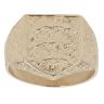9ct Yellow Gold Three Lion Shield England Signet Ring