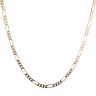 9ct Yellow Gold Figaro Chain 30"