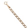 9ct Yellow Gold Double Curb Bracelet 7"