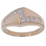 14ct Yellow Gold 1.00ct Princess Cut Diamond Fancy Ring