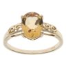 9ct Yellow Gold Citrine Single Stone Ring