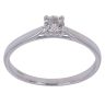 9ct White Gold 0.25ct Brilliant Cut Diamond Solitaire Ring