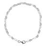 Silver Heart Link Bracelet 7.5" By Icesia