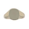 9ct Yellow Gold Plain Signet Ring