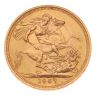 1957 Elizabeth II First Portrait UK Full Sovereign Coin