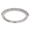 18ct White Gold 0.25ct Brilliant Cut Diamond Half Eternity Ring