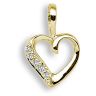 9ct Yellow Gold 0.025ct Diamond Pendant