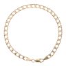 9ct Yellow Gold Square Curb Bracelet 8.5"