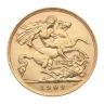 1908 Edward VII Large Head UK Half Sovereign Coin
