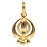 22ct Yellow Gold Khanda Pendant