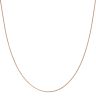 9ct Rose Gold Heart Clasp Fancy Chain 22"
