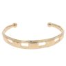 9ct Yellow Gold Patterned Torque Bangle