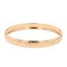 9ct Yellow Gold Patterned Bangle