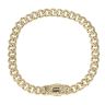 14ct Yellow Gold Monaco Classic Flex Lock Curb Bracelet 7.5"