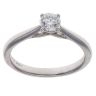 Platinum 0.60ct Brilliant Cut Diamond Solitaire Ring