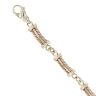 9ct Yellow Gold Patterned Bar Bracelet 8"