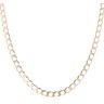 9ct Yellow Gold Curb Chain 22"