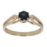 9ct Yellow Gold Sapphire Single Stone Ring